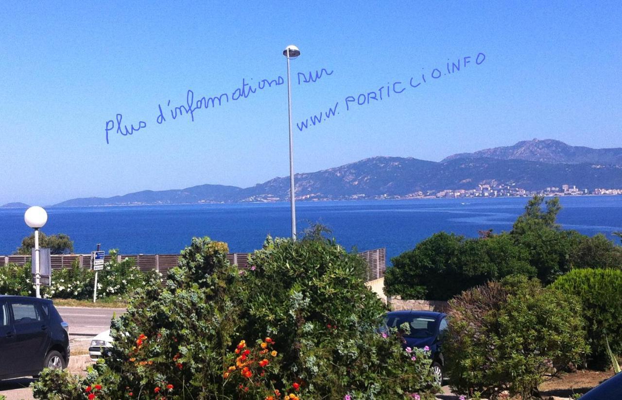 Vue Mer Panoramique Plage 50M Porticcio Corse Bagian luar foto