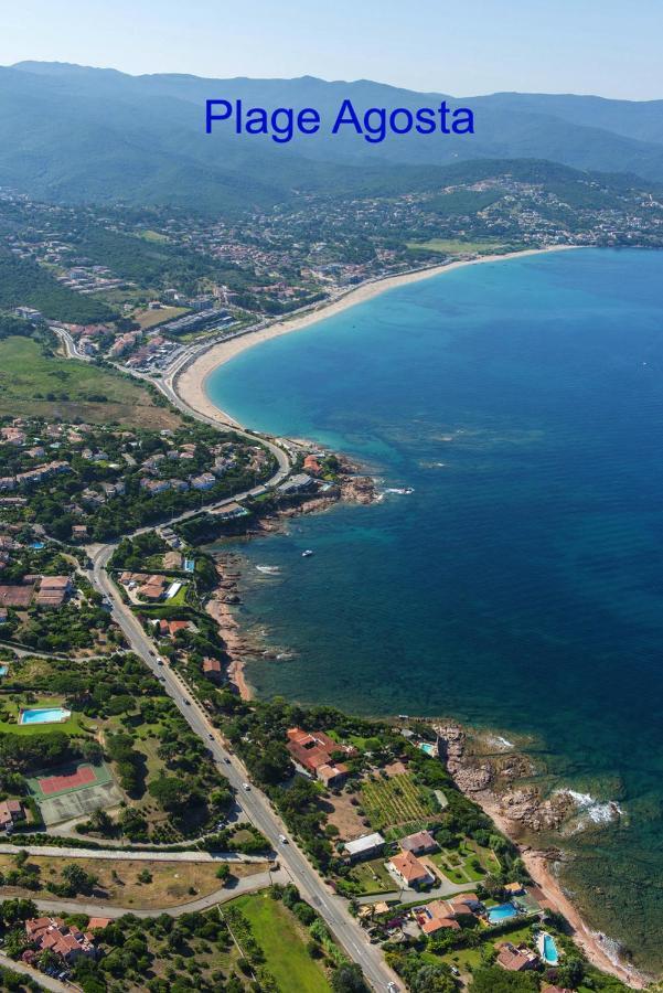 Vue Mer Panoramique Plage 50M Porticcio Corse Bagian luar foto