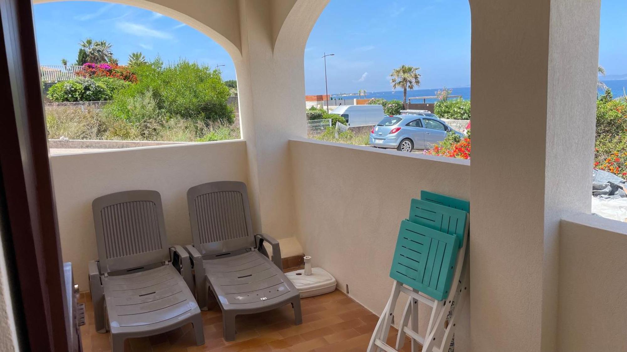 Vue Mer Panoramique Plage 50M Porticcio Corse Bagian luar foto